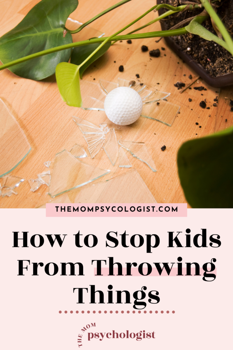 How to Stop Kids From Throwing Things