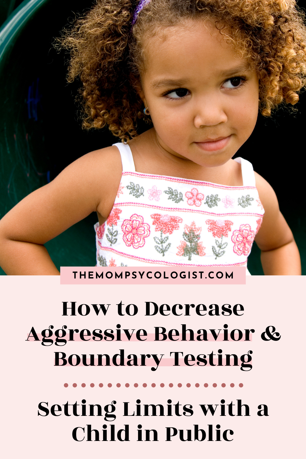 How To Decrease Aggressive Behavior & Boundary Testing: Setting Limits ...