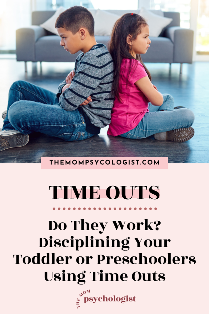 TIME OUTS Do They Work Disciplining Your Toddler Or Preschoolers 