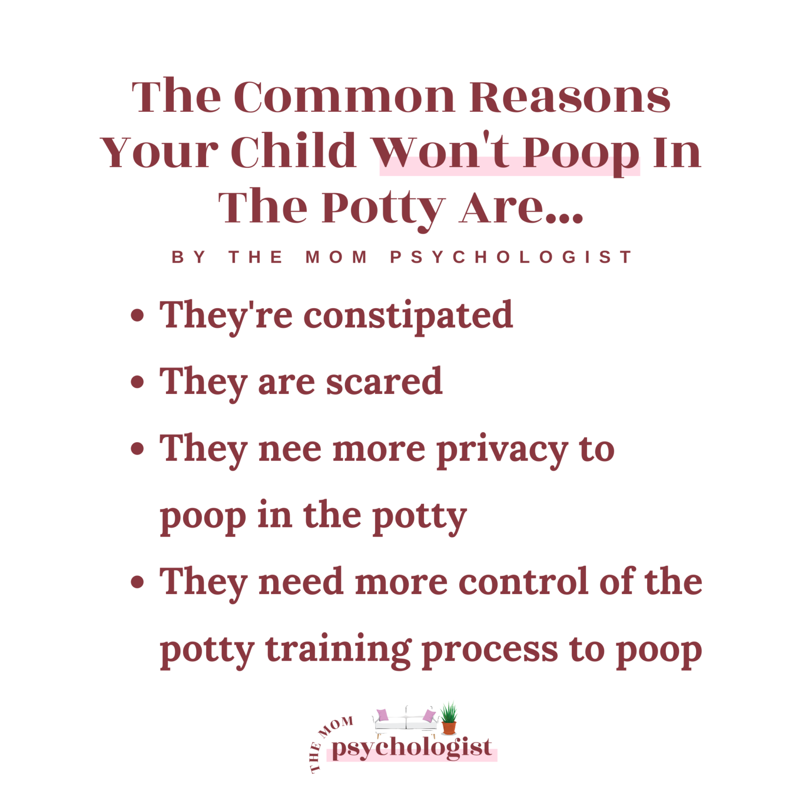 Help! My Toddler Won’t Poop in the Potty